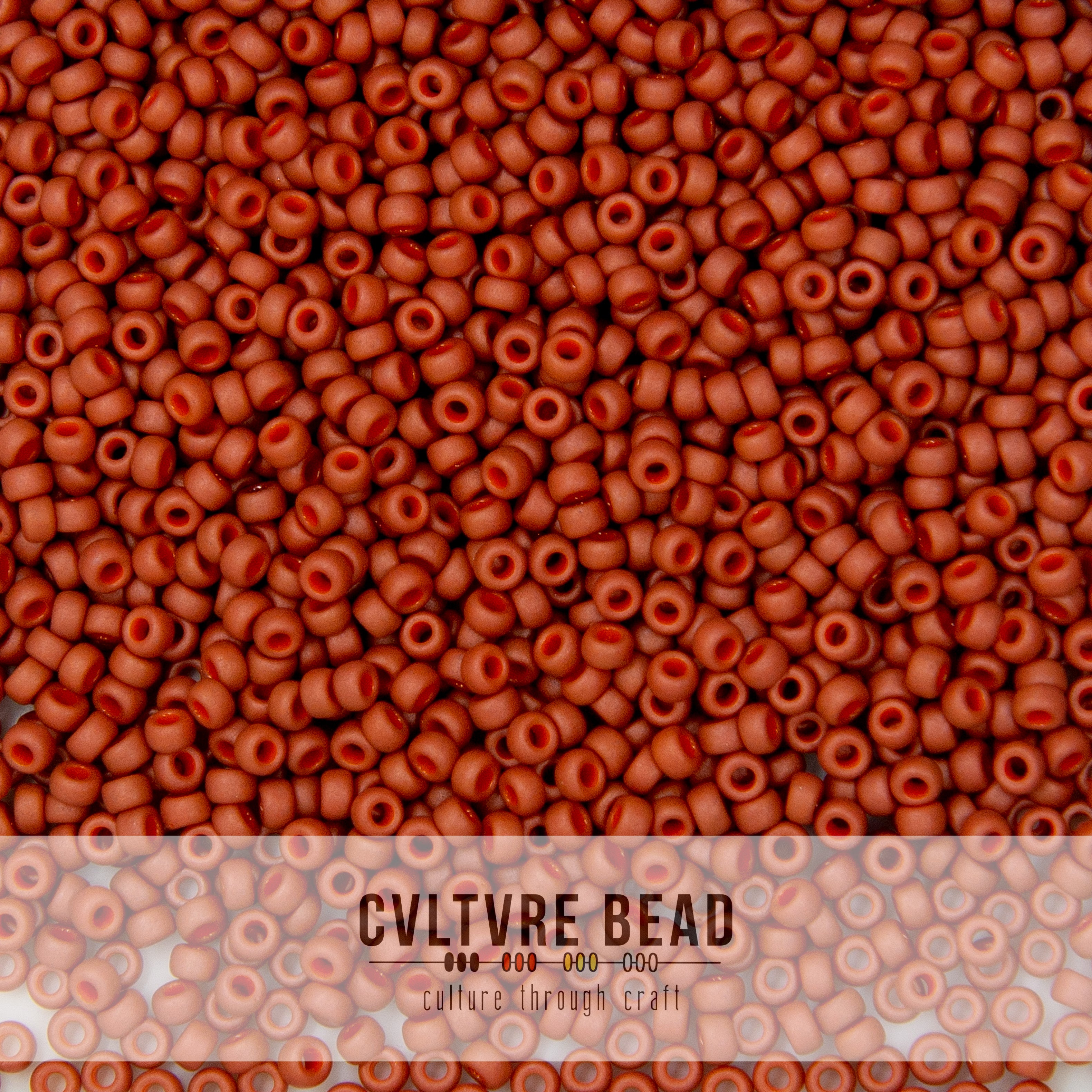 11/0 Burnt Sienna - 23g - Miyuki Seed Bead